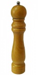 Moedor de pimenta manual em madeira sem uso e na embalagem original. Medida 20cm de altura.