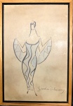 Sonia DELAUNAY-TERK (Attrib.) (1885-1979) - tecnica mista s/ cartão, medindo: 25 cm x 35 cm (todas as obras estrangeiras são atribuídas automaticamente)