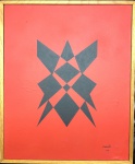 Aluisio CARVAO (1920-2001) - óleo s/ tela, medindo: 40 cm x 49 cm