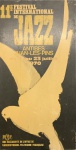 Porter de JAZZ 1970, medindo: 32 cm x 62 cm