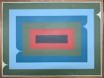 Ivan SERPA (1923-1973) - óleo s/ tela,"serie amazônica",  medindo: 63 cm x 48 cm