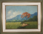 Francisco COCULILO (1895-1978) - óleo s/ tela, medindo: 67 cm x 48 cm e 90 cm x 70 cm 