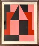 Antoine FERRARI (1910-1995) - óleo s/ cartão, medindo: 45 cm x 37 cm e 55 cm x 48 cm 