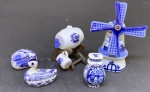 MINIATURAS HOLANDESAS- lote contendo miniaturas de porcelana maravilhosas!