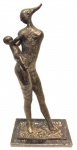 CARYBE (1911-1997) - Escultura em bronze patinado, representando Maternidade, medindo: 49 cm alt.