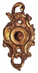 Grande talha em madeira nobre estilo rococó, folhagem dourada, para armazenar relógio. Medida: 78 cm x 38 cm