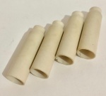 Lustre - 04 canaletas de plástico rígido, simulando velas, para braço de lustre ou de apliques de parede.