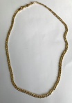 JOIA- Belíssima corrente masculina de prata dourada. Med. 29cm (fechatada)