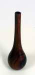 Jarro em forma de Gota em madeira nobre polida 10x31cm  da eco Chic Design.