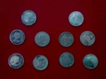Varias moedas antigas total de 10 da República
