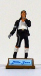 Boneco de chumbo modelado pintado Michael Jackson tema  Billie Jean- 5x12cm