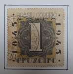 Filatelia-Selos do Brasil - Emissão Cruzeiro  -  1943 .