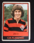 COLECIONISMO - Card Ping Pong de Jogador do Flamengo - Zico.