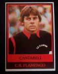 COLECIONISMO - Card Ping Pong de Jogador do C.R Flamengo - Cantareli