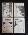Catecismo Erótico - Conjunto com 4(quatro) revista pornográficas antiga.