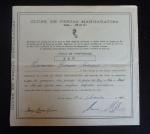 COLECIONISMO - Titulo do Clube de Férias Mangaratiba n.º 250 datado de 1966