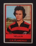 COLECIONISMO - Card Antigo do Chicletes Ping Pong - com Nelson jogador do Flamengo