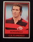 COLECIONISMO - Card Antigo do Chicletes Ping Pong - com Rondinelli jogador do Flamengo