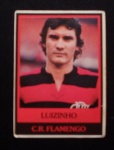 COLECIONISMO - Card Antigo do Chicletes Ping Pong - com Luizinho  jogador do Flamengo