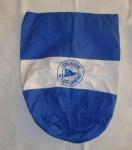COLECIONISMO - Antiga bolsa do Iate Clube do Rio de Janeiro azul e branca.