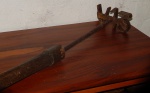 Marcador de gado em ferro  v 13 . med. : 54 cm