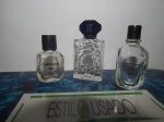 Miniaturas: frascos de perfume.