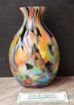 Cristais Cadoro: Vaso multicolorido. med.: 16 x10 cm