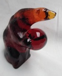 Urso em cristal Swarovski colorido,  Imperceptível bicado na base 12 x 10 x 6 cm