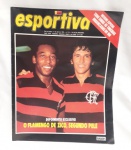 REVISTA MANCHETE ESPORTIVA 1979 CAPA 0 Flamengo DE ZICO , SEGUNDO PELÉ. EDITORA BLOCH. ÓTIMO ESTADO