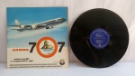 Colecionismo: Disco Vinil/LP VARIG "SAMBA 707", Simonetti e Orquestra RGE; aprox. 31cm, LP sem testes, com marcas do tempo, conforme fotos