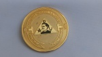 Medalha Comemorativa Jubileu de Ouro (1952/2002), Maçonica Loj.: Simb.: CASTRO ALVES 86, Fundada em 14/03/1952; aprox. 6cm