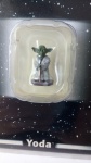 Miniatura Star Wars, Boneco de Chumbo YODA, pintado à mão, aprox. 2,5  x 1,5cm, segue em blister Original, lacrado, Lucas Film 2005, com marcas do tempo