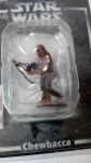 Miniatura Star Wars, Boneco de Chumbo CHEWBACCA, pintado à mão, aprox. 6  x 6cm, segue em blister Original, lacrado, Lucas Film 2005, com marcas do tempo