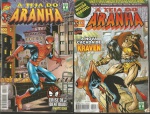 2 Gibis Hq Quadrinhos Marvel Comics Teia do Aranha  -Editora Abril 1999