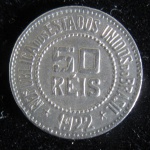 BRASIL - REPÚBLICA - 50 RÉIS -1922