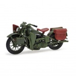 Miniatura Moto Harley Davidson Wla Flathead 1942 Maisto 1:18