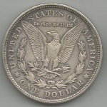 USA - Dollar Morgan - 1921 - Prata - 39 mm - 26,7 Gramas