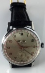 Relógio White Star movimento a corda, triple date, caixa de aço inox de 35 mm de diâmetro, mostrador original, em perfeito estado de conservação e funcionamento