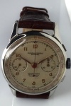 Relógio Chronographe Suisse, Cronômetro, movimento a corda, caixa de 37 mm de diâmetro, mostrador original, década de 60, em perfeito estado de funcionamento