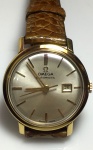Lady Vintage – Relógio Omega Automático, Date, em perfeito estado, caixa folheada a ouro 20 micron de 27 mm de diâmetro e fundo de aço inox, década de 70