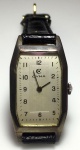 Lady Vintage – Relógio Cyma, mecanismo a corda, caixa retangular de prata Sterling 925 de 22 X 35 mm, mostrador prata, em perfeito estado, década de 60