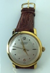 Relógio Eterna Matic Automático, caixa original folheada a ouro de 35  mm de diâmetro, fundo rosqueável de aço inox, em perfeito estado de conservação e funcionamento, década de 60