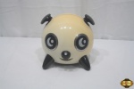 Caixa de som na forma de urso Panda para iphone. Produto não testado, medindo 16cm de diametro