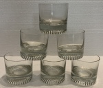 Jogo de 6 copos de grosso cristal para wisky