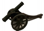Lindo canhão de ferro, medindo: 22 cm comp;
