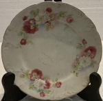 Lindo prato de coleção em porcelana, ENGLAND,  medindo: 18 cm diâmetro.