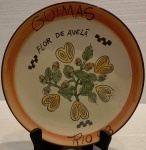 PRATO DA BOA LEMBRANÇA - Prato de coleção em cerâmica, medindo; 26 cm diâmetro.