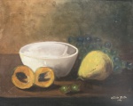 Carlos BASTOS (1925-2004) - óleo s/ tela, medindo: 33 cm x 41 cm