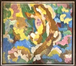 Yolanda MOHALYI (1909-1978) - óleo s/ cartão, medindo: 48 cm x 55 cm