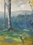 MANOEL SANTIAGO - óleo s tela , medindo: 61 cm x 46 cm